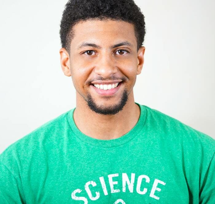 man wearing green shirt